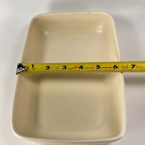 Vtg Royal Haeger Planter Dish Ceramic Rectangle 3832 Low Bulb Garden USA 60s - Picture 12 of 13